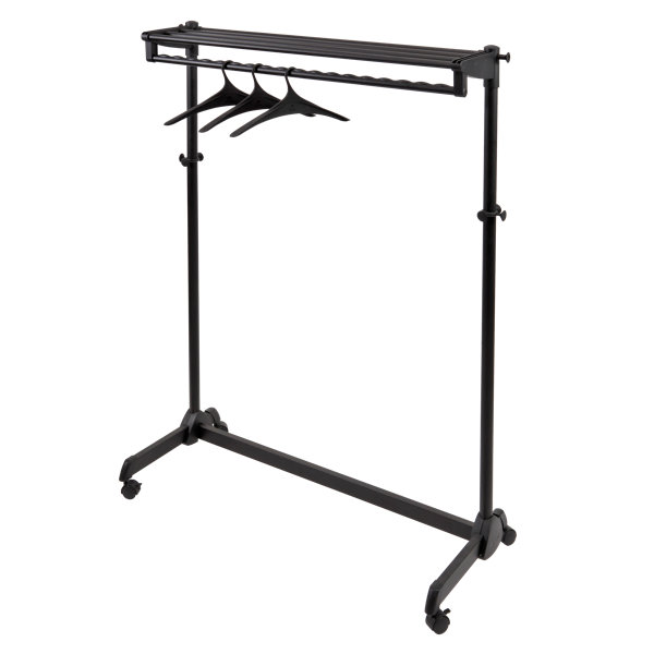 Alba 48'' Wide Metal Freestanding Coat Rack with Storage Wayfair